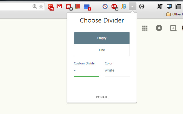 4th Toolbar Spacer from Chrome web store to be run with OffiDocs Chromium online 4th Toolbar Spacer from Chrome web store to be run with OffiDocs Chromium online
