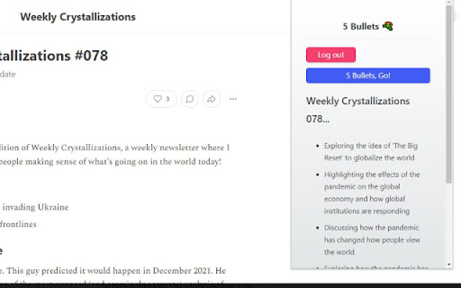 5 Bullets from Chrome web store to be run with OffiDocs Chromium online 5 Bullets from Chrome web store to be run with OffiDocs Chromium online