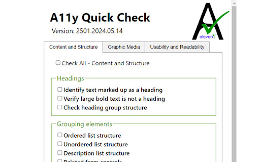A11y quick check from Chrome web store to be run with OffiDocs Chromium online A11y quick check from Chrome web store to be run with OffiDocs Chromium online