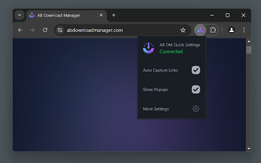 AB Download Manager Browser Integration from Chrome web store to be run with OffiDocs Chromium online AB Download Manager Browser Integration from Chrome web store to be run with OffiDocs Chromium online