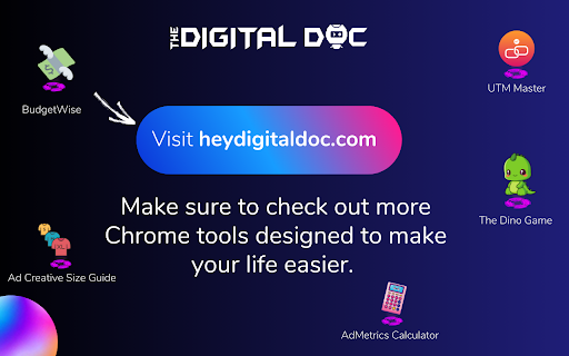 Ad Creative Size Guide from Chrome web store to be run with OffiDocs Chromium online Ad Creative Size Guide from Chrome web store to be run with OffiDocs Chromium online