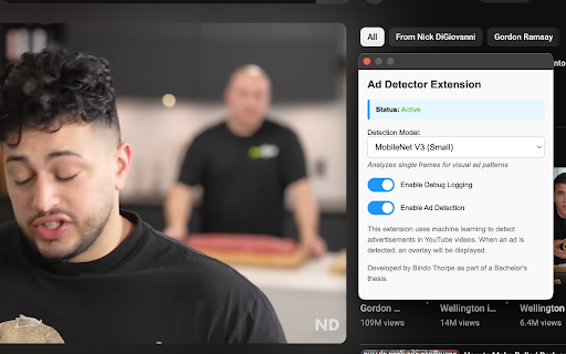 Ad Detector Extension from Chrome web store to be run with OffiDocs Chromium online Ad Detector Extension from Chrome web store to be run with OffiDocs Chromium online