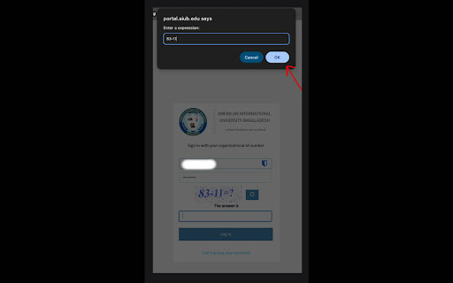 AIUB CAPTCHA SOLVER from Chrome web store to be run with OffiDocs Chromium online AIUB CAPTCHA SOLVER from Chrome web store to be run with OffiDocs Chromium online