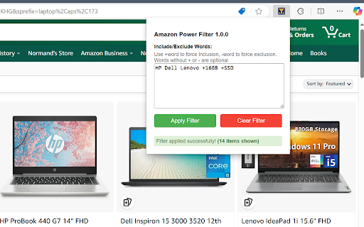 Amazon Power Filter from Chrome web store to be run with OffiDocs Chromium online Amazon Power Filter from Chrome web store to be run with OffiDocs Chromium online
