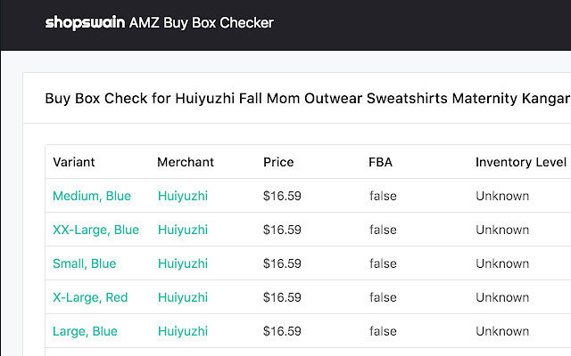 AMZ Buy Box Checker by Shopswain from Chrome web store to be run with OffiDocs Chromium online AMZ Buy Box Checker by Shopswain from Chrome web store to be run with OffiDocs Chromium online