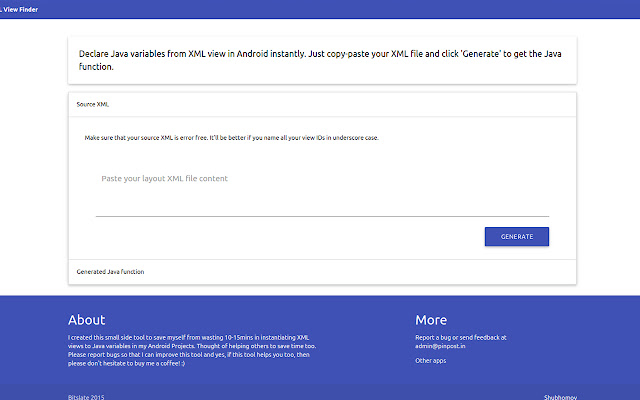 Android XML View Finder from Chrome web store to be run with OffiDocs Chromium online Android XML View Finder from Chrome web store to be run with OffiDocs Chromium online