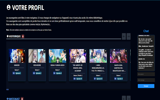 Anime Historique from Chrome web store to be run with OffiDocs Chromium online Anime Historique from Chrome web store to be run with OffiDocs Chromium online