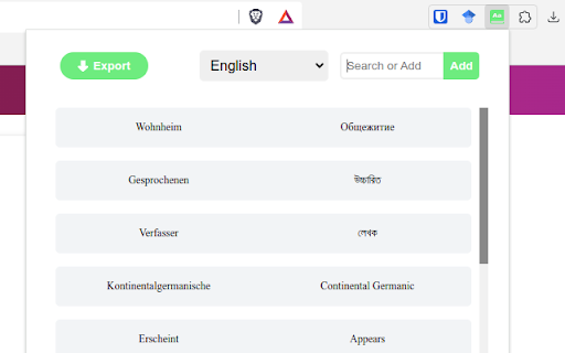 Anki Vocabulary from Chrome web store to be run with OffiDocs Chromium online Anki Vocabulary from Chrome web store to be run with OffiDocs Chromium online