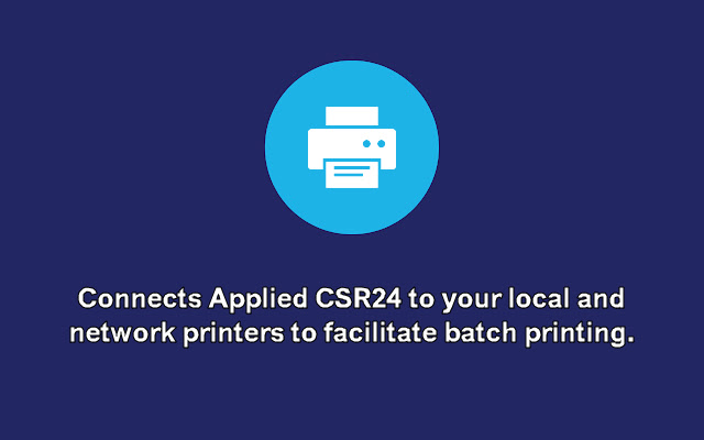 Applied CSR24 Print Spool Extension from Chrome web store to be run with OffiDocs Chromium online Applied CSR24 Print Spool Extension from Chrome web store to be run with OffiDocs Chromium online