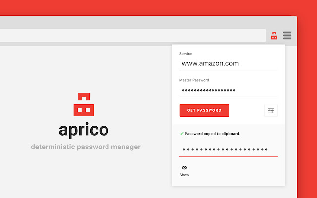 aprico: Free Password Manager from Chrome web store to be run with OffiDocs Chromium online aprico: Free Password Manager from Chrome web store to be run with OffiDocs Chromium online