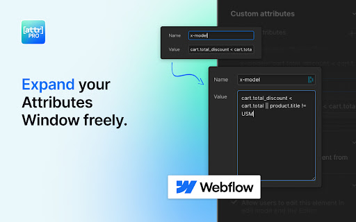 Attribute Pro for Webflow from Chrome web store to be run with OffiDocs Chromium online Attribute Pro for Webflow from Chrome web store to be run with OffiDocs Chromium online