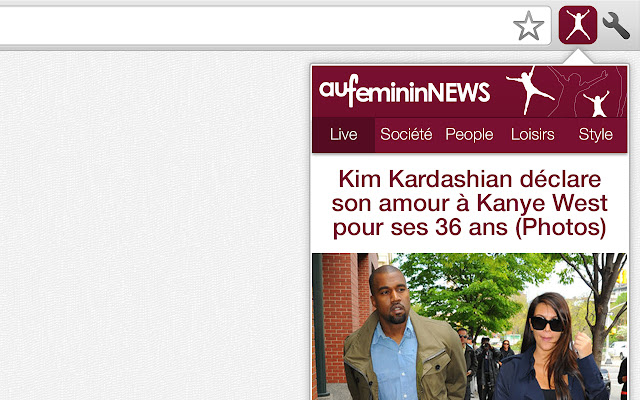 aufemininNEWS from Chrome web store to be run with OffiDocs Chromium online aufemininNEWS from Chrome web store to be run with OffiDocs Chromium online