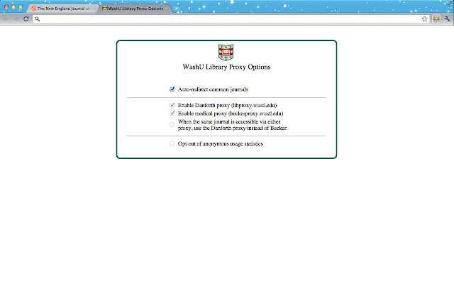 Auto Library Proxy Access for WashU from Chrome web store to be run with OffiDocs Chromium online Auto Library Proxy Access for WashU from Chrome web store to be run with OffiDocs Chromium online