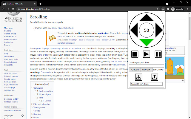 Autoscroll Plus from Chrome web store to be run with OffiDocs Chromium online Autoscroll Plus from Chrome web store to be run with OffiDocs Chromium online