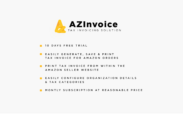 AZInvoice from Chrome web store to be run with OffiDocs Chromium online AZInvoice from Chrome web store to be run with OffiDocs Chromium online
