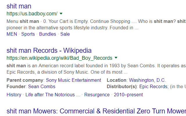Bad Boy To Shit Man Text Replacer from Chrome web store to be run with OffiDocs Chromium online Bad Boy To Shit Man Text Replacer from Chrome web store to be run with OffiDocs Chromium online