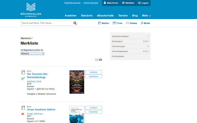 Bücherhallen Superpower from Chrome web store to be run with OffiDocs Chromium online Bücherhallen Superpower from Chrome web store to be run with OffiDocs Chromium online