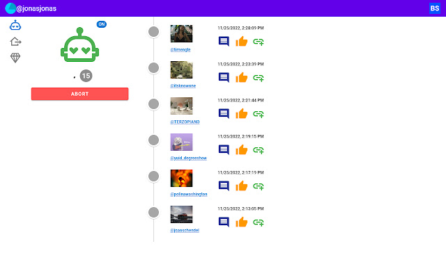 BeSocial Social Automation for Behance from Chrome web store to be run with OffiDocs Chromium online BeSocial Social Automation for Behance from Chrome web store to be run with OffiDocs Chromium online