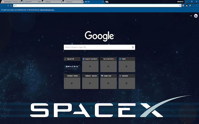 BetterSpaceX from Chrome web store to be run with OffiDocs Chromium online BetterSpaceX from Chrome web store to be run with OffiDocs Chromium online