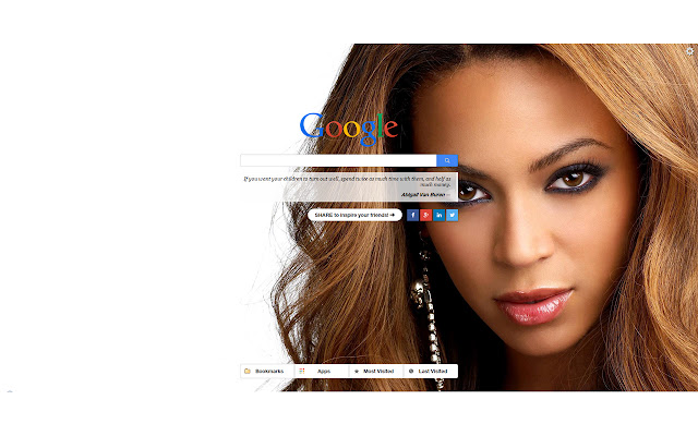 Beyonce New Tab from Chrome web store to be run with OffiDocs Chromium online Beyonce New Tab from Chrome web store to be run with OffiDocs Chromium online