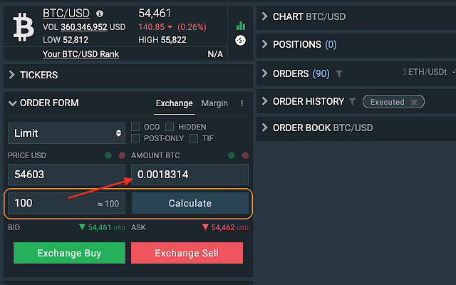 Bitfinex Calculate amount automatically from Chrome web store to be run with OffiDocs Chromium online Bitfinex Calculate amount automatically from Chrome web store to be run with OffiDocs Chromium online