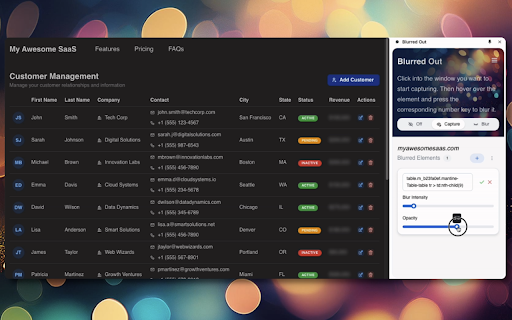 Blurred Out from Chrome web store to be run with OffiDocs Chromium online Blurred Out from Chrome web store to be run with OffiDocs Chromium online