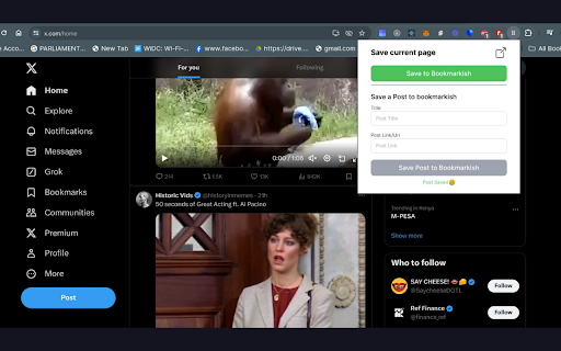 Bookmarkish from Chrome web store to be run with OffiDocs Chromium online Bookmarkish from Chrome web store to be run with OffiDocs Chromium online