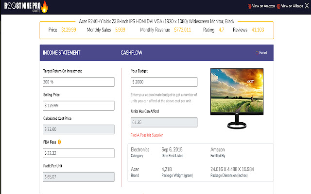 BoostNineProSuite Product Scanner from Chrome web store to be run with OffiDocs Chromium online BoostNineProSuite Product Scanner from Chrome web store to be run with OffiDocs Chromium online