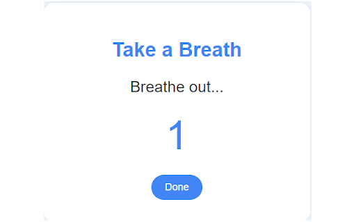 Breathing Reminder from Chrome web store to be run with OffiDocs Chromium online Breathing Reminder from Chrome web store to be run with OffiDocs Chromium online