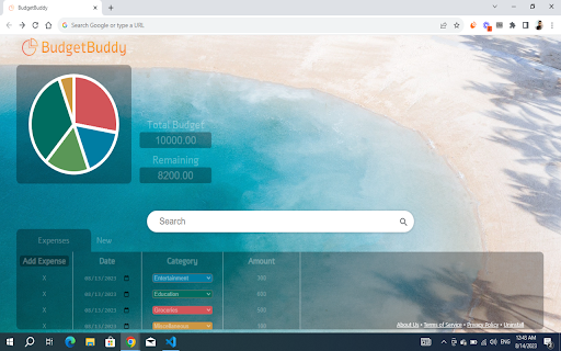 Budget Buddy from Chrome web store to be run with OffiDocs Chromium online Budget Buddy from Chrome web store to be run with OffiDocs Chromium online