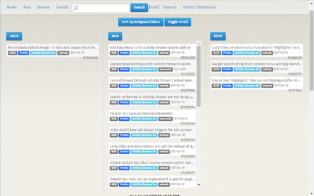 Bugzilla Board from Chrome web store to be run with OffiDocs Chromium online Bugzilla Board from Chrome web store to be run with OffiDocs Chromium online