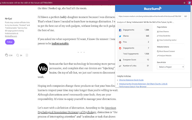 BuzzSumo from Chrome web store to be run with OffiDocs Chromium online BuzzSumo from Chrome web store to be run with OffiDocs Chromium online