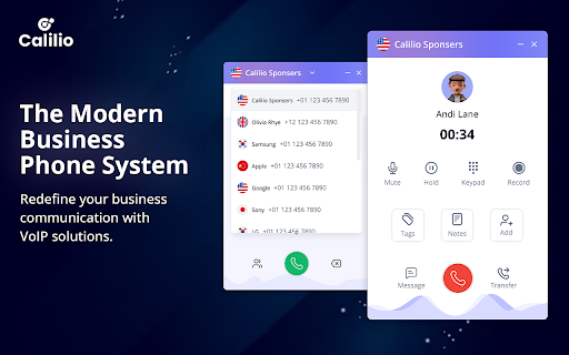 Calilio Dialer from Chrome web store to be run with OffiDocs Chromium online Calilio Dialer from Chrome web store to be run with OffiDocs Chromium online