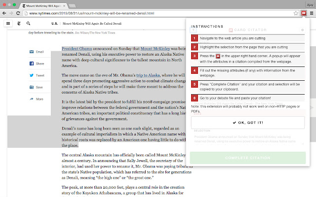 Card Citator from Chrome web store to be run with OffiDocs Chromium online Card Citator from Chrome web store to be run with OffiDocs Chromium online