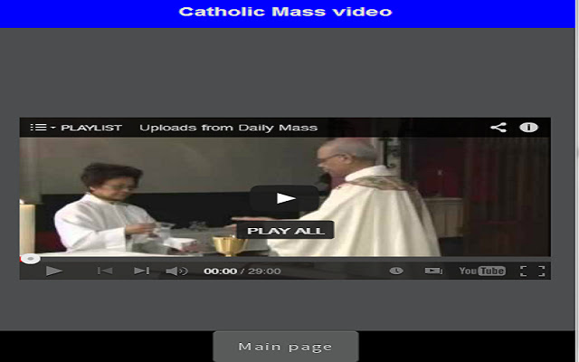 Catholic Mass and Gospels from Chrome web store to be run with OffiDocs Chromium online Catholic Mass and Gospels from Chrome web store to be run with OffiDocs Chromium online