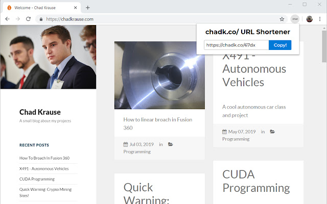 Chadk.co/ URL Shortener from Chrome web store to be run with OffiDocs Chromium online Chadk.co/ URL Shortener from Chrome web store to be run with OffiDocs Chromium online