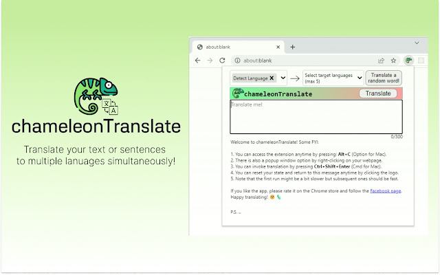 chameleonTranslate from Chrome web store to be run with OffiDocs Chromium online chameleonTranslate from Chrome web store to be run with OffiDocs Chromium online