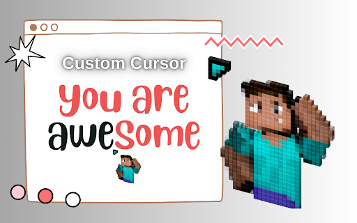 Change My Cursor to minecraft from Chrome web store to be run with OffiDocs Chromium online Change My Cursor to minecraft from Chrome web store to be run with OffiDocs Chromium online