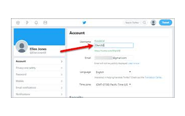Change Twitter Username from Chrome web store to be run with OffiDocs Chromium online Change Twitter Username from Chrome web store to be run with OffiDocs Chromium online
