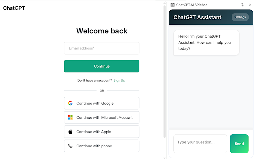 ChatGPT AI Sidebar from Chrome web store to be run with OffiDocs Chromium online ChatGPT AI Sidebar from Chrome web store to be run with OffiDocs Chromium online