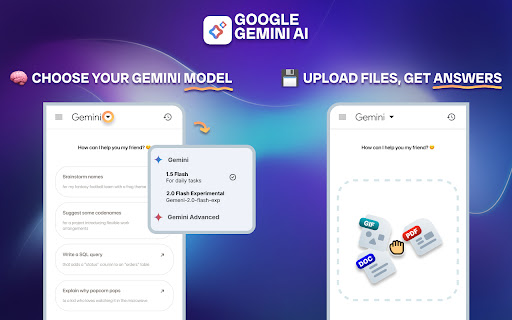Chat with Gemini from Chrome web store to be run with OffiDocs Chromium online Chat with Gemini from Chrome web store to be run with OffiDocs Chromium online