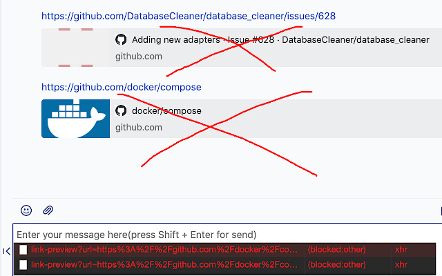 Chatwork Link Preview Blocker from Chrome web store to be run with OffiDocs Chromium online Chatwork Link Preview Blocker from Chrome web store to be run with OffiDocs Chromium online