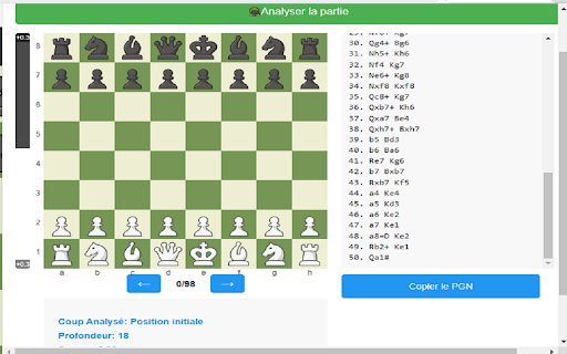 Chess Analysis from Chrome web store to be run with OffiDocs Chromium online Chess Analysis from Chrome web store to be run with OffiDocs Chromium online