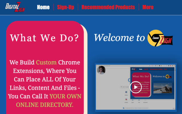 ChromeZign Demo from Chrome web store to be run with OffiDocs Chromium online ChromeZign Demo from Chrome web store to be run with OffiDocs Chromium online