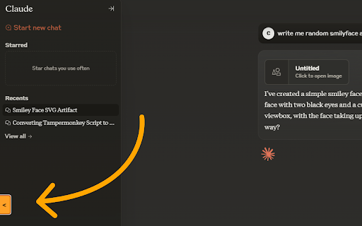 Claude Sidebar Hide from Chrome web store to be run with OffiDocs Chromium online Claude Sidebar Hide from Chrome web store to be run with OffiDocs Chromium online