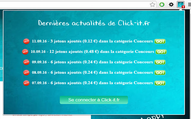 Click it Notifications sur Google Chrome from Chrome web store to be run with OffiDocs Chromium online Click it Notifications sur Google Chrome from Chrome web store to be run with OffiDocs Chromium online