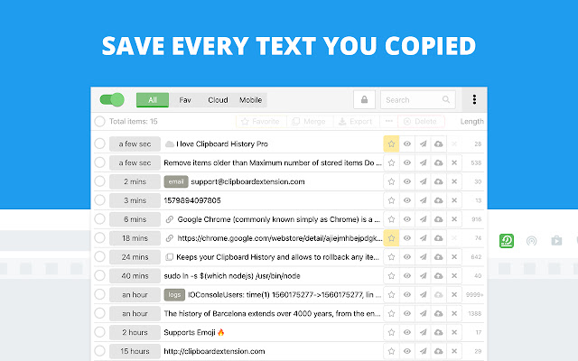 Clipboard History Pro: best productivity tool from Chrome web store to be run with OffiDocs Chromium online Clipboard History Pro: best productivity tool from Chrome web store to be run with OffiDocs Chromium online