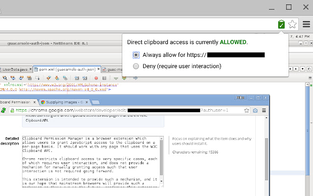 Clipboard Permission Manager from Chrome web store to be run with OffiDocs Chromium online Clipboard Permission Manager from Chrome web store to be run with OffiDocs Chromium online