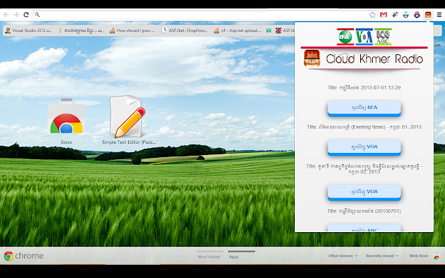 Cloud Khmer Radio from Chrome web store to be run with OffiDocs Chromium online Cloud Khmer Radio from Chrome web store to be run with OffiDocs Chromium online