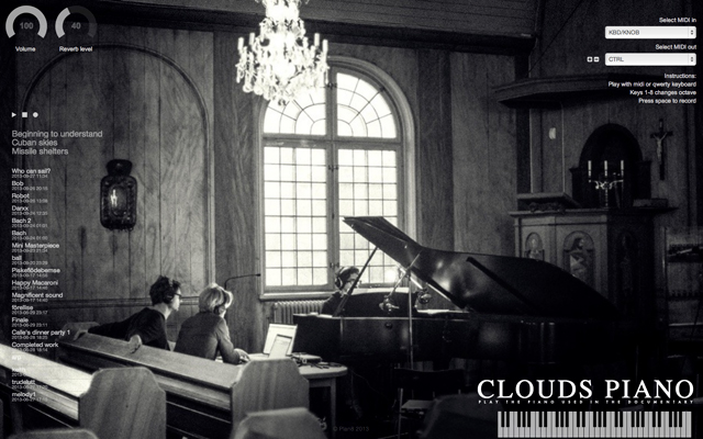 Clouds piano from Chrome web store to be run with OffiDocs Chromium online Clouds piano from Chrome web store to be run with OffiDocs Chromium online
